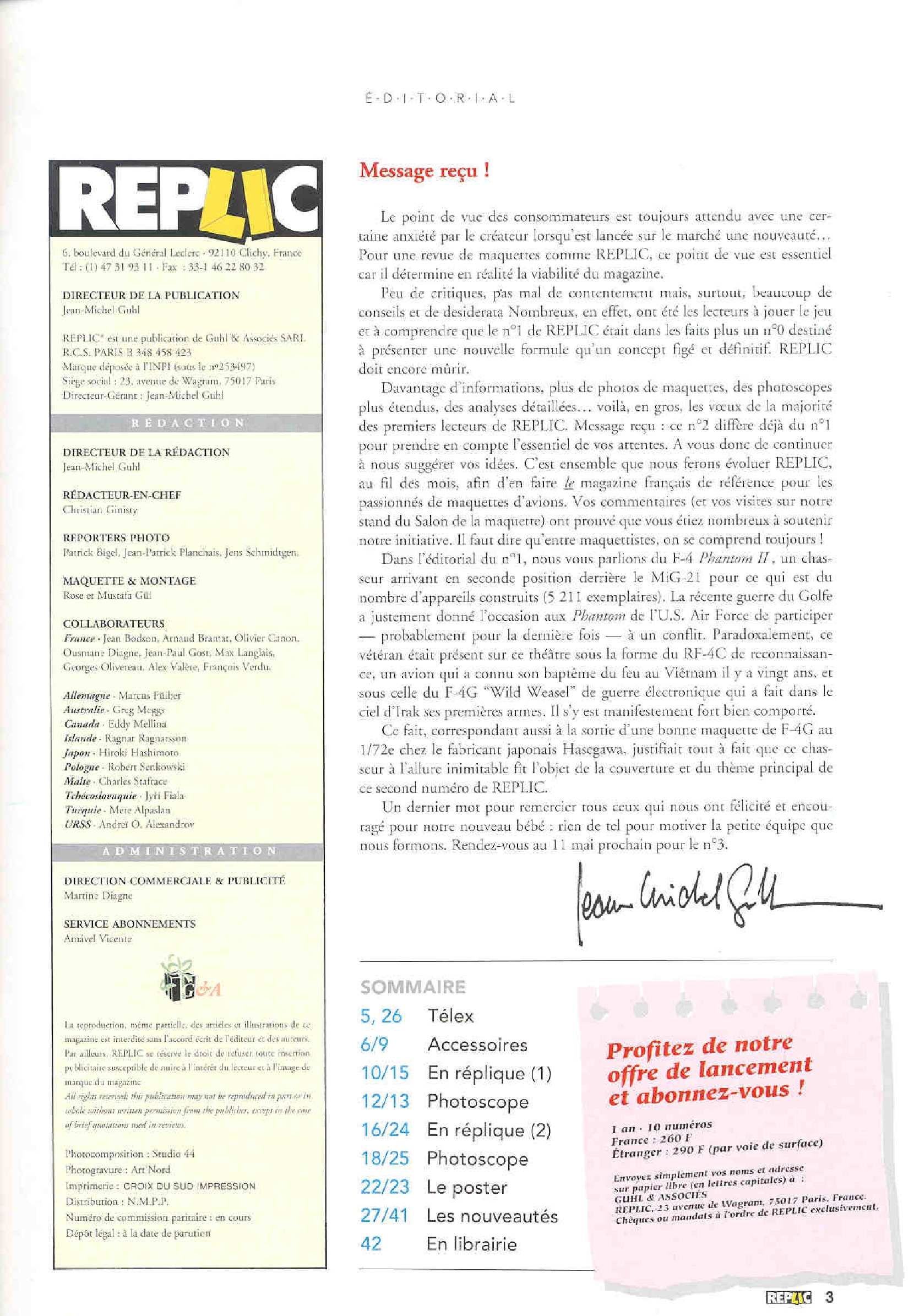 Replic 002 - Ki-61, F-4G Phantom II